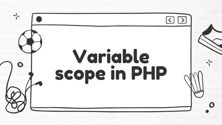 PHP variable scope